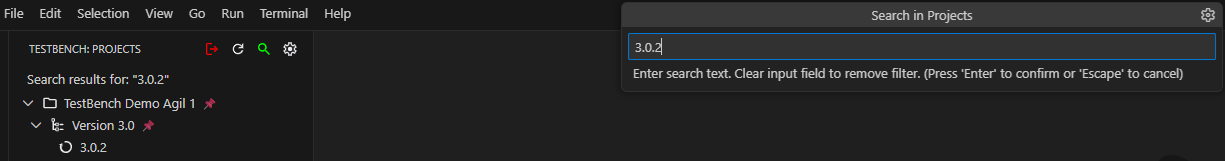 Search and filtering in tree views