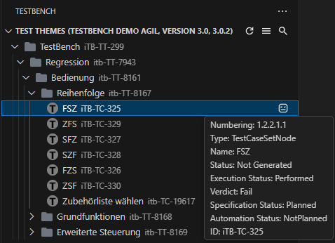 Test Themes View